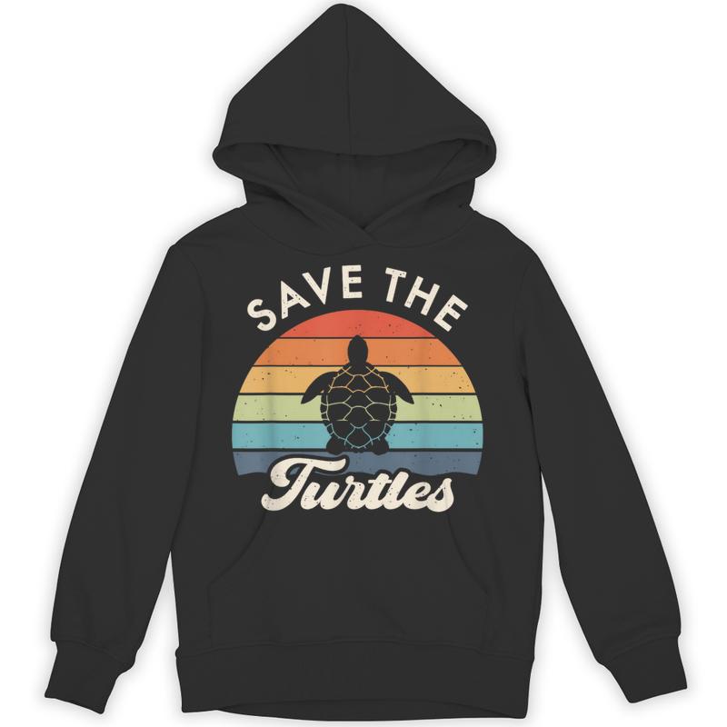 save sea turtles endangered species turtle retro vintage unisex hoodie 20250320135105 n2oc3n4o s4.jpg