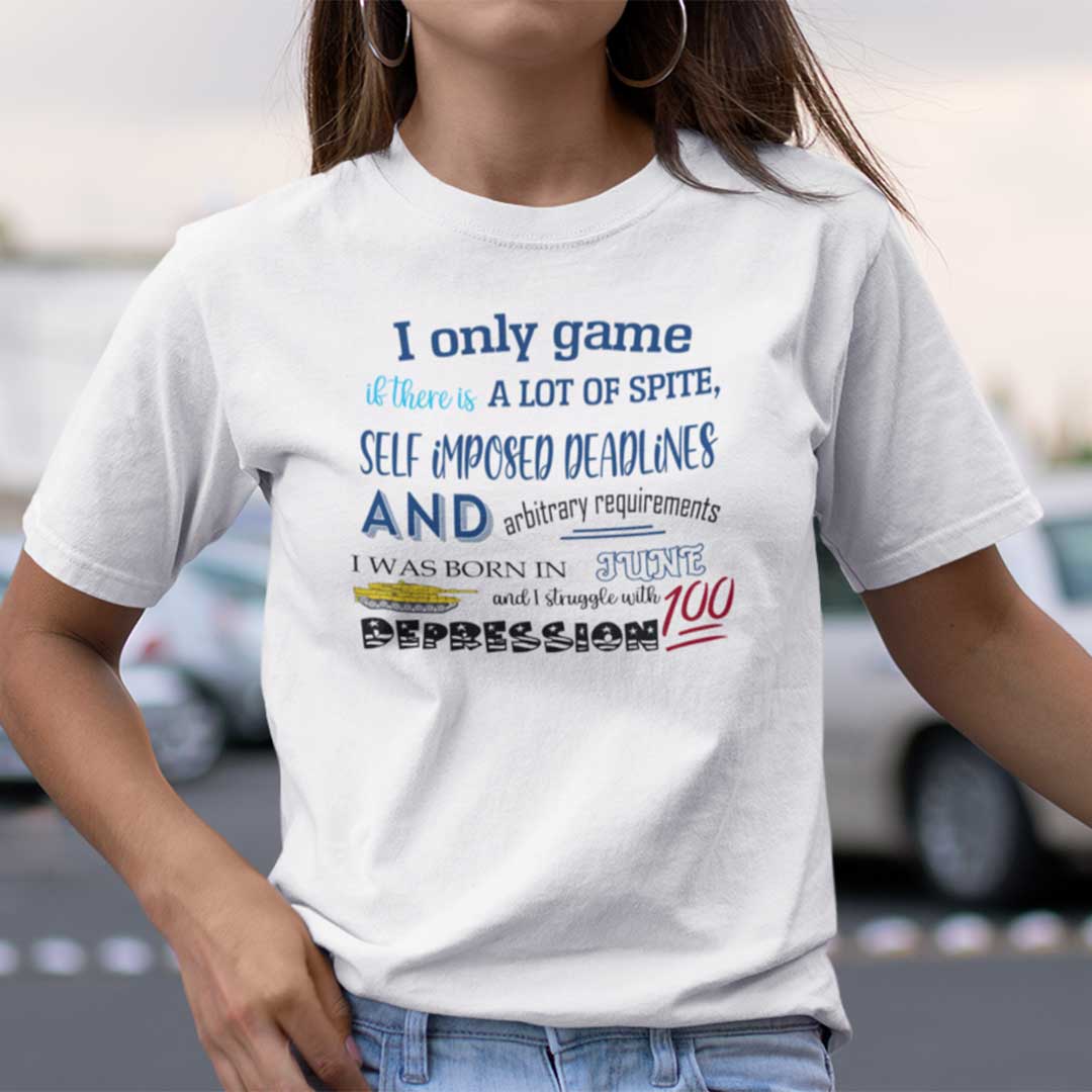 I Only Game If There Is A Lot Of Spite I Was Born In June Shirt.jpg