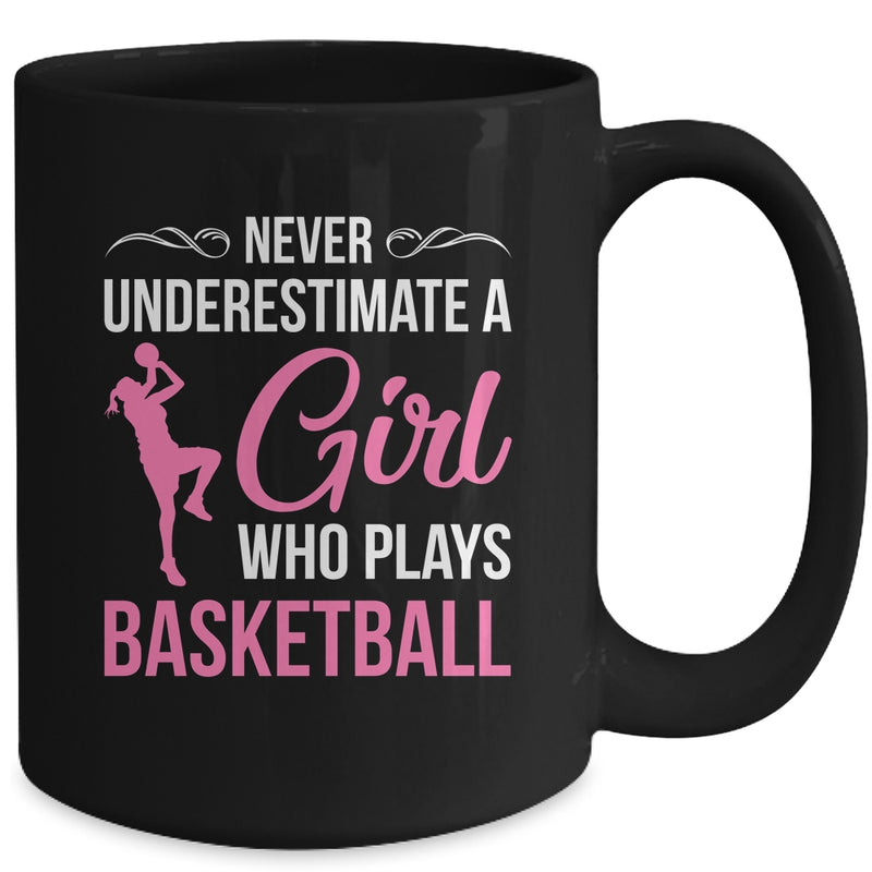 Funny Basketball Player Design for Girls Youth Teens Mug 15oz Mug Black back 800x.jpg