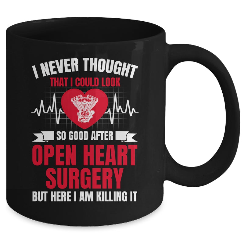 Funny Open Heart Surgery Art For Men Women Heart Patient Mug 11oz Mug Black back 800x.jpg