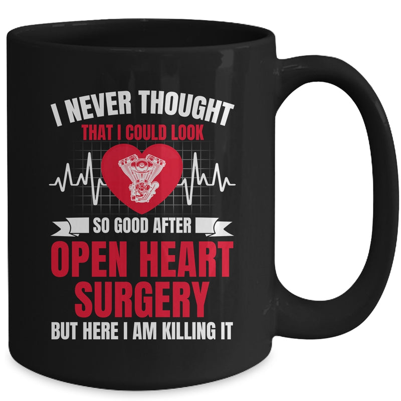 Funny Open Heart Surgery Art For Men Women Heart Patient Mug 15oz Mug Black back 800x.jpg