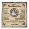 Personalized To My Shieldmaiden Necklace Viking Vintage I Love You to Valhalla Jewelry Fiancee Wife Girlfriend Birthday Anniversary Customized Message Card Love Knot Necklace Standard 100x.png