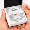 Personalized To My Daughter Necklace From Mom Dad Never Forget That I Love You Daughter Birthday Christmas Jewelry Pendant Customized Gift Box Message Card Interlocking Hearts Necklac 100x.png