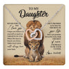 Personalized To My Daughter Necklace From Dad Father Lion Never Forget That I Love You Daughter Jewelry Birthday Graduation Christmas Customized Message Card Interlocking Hearts Neckl 100x.jpg