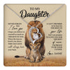 Personalized To My Daughter Necklace From Dad Father Lion Never Forget That I Love You Daughter Jewelry Birthday Graduation Christmas Customized Message Card Forever Love Necklace 14K 100x.jpg