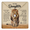 Personalized To My Daughter Necklace From Dad Father Lion Never Forget That I Love You Daughter Jewelry Birthday Graduation Christmas Customized Message Card Forever Love Necklace 18K 100x.jpg
