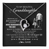 Personalized To My Granddaughter Necklace From Papa Grandpa Whenever You Feel Overwhelmed Granddaughter Jewelry Birthday Christmas Customized Message Card Forever Love Necklace 14K Wh 100x.jpg