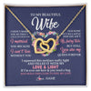 Personalized To My Beautiful Wife Necklace From Husband Feel My Love Wife Birthday Anniversary Wedding Valentines Day Christmas Customized Message Card Interlocking Hearts Necklace 18 100x.jpg