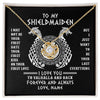 Personalized To My Shieldmaiden Necklace I Love You to Valhalla and Back Viking Jewelry For Women Birthday Wife Girlfriend Anniversary Customized Message Card Love Knot Necklace 18K Y 100x.jpg