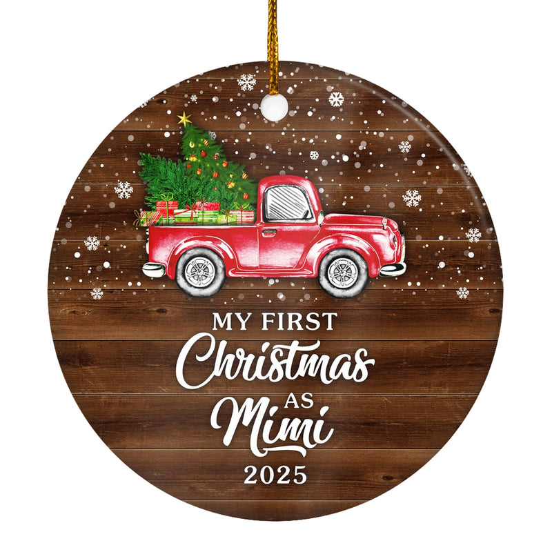 My First Christmas As Mimi Ornament 2024 New Mimi Decoration Christmas Tree Ornament Circle Ornament Mockup 1 800x.jpg