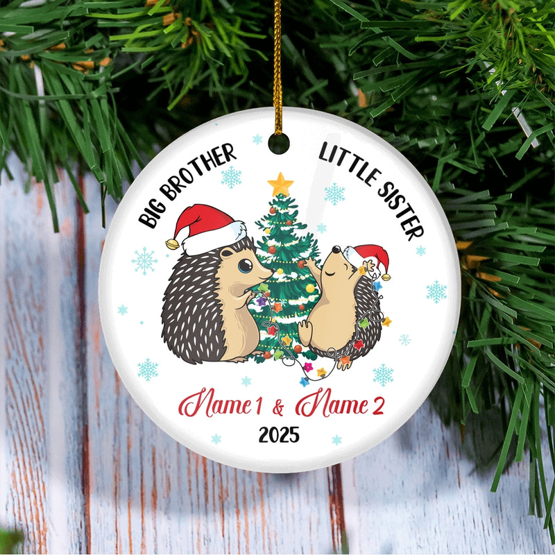 Personalized Big Brother Little Sister 2024 Christmas Ornament Custom Gift for Family Customized Christmas Tree Ornament Circle Ornament Mockup 3 800x.jpg