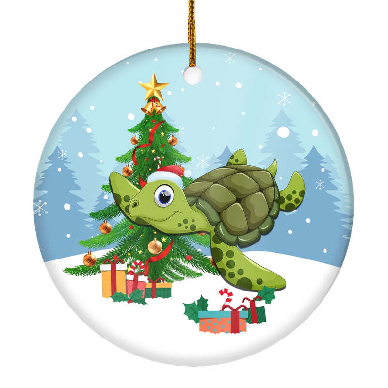 Merry Christmas Tree Turtle Christmas Tree Ornament Circle Ornament Mockup 1 800x.jpg