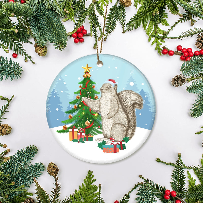 Merry Christmas Tree Squirrel Christmas Tree Ornament Circle Ornament Mockup 2 800x.jpg