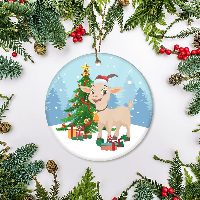 Merry Christmas Tree Goat Christmas Tree Ornament Circle Ornament Mockup 2 800x.jpg