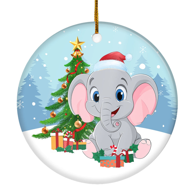 Merry Christmas Tree Elephant Christmas Tree Ornament Circle Ornament Mockup 1 800x.jpg