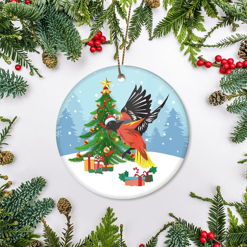 Merry Christmas Tree Bird Christmas Tree Ornament Circle Ornament Mockup 2 800x.jpg
