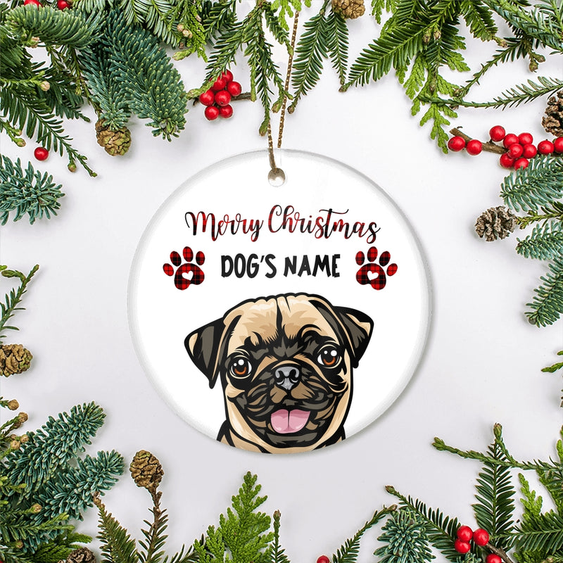 Personalized Dog Ornament For Christmas Dog Mom Dad Gifts Breed For Dog Owners Dog Memorial Customized Christmas Tree Ornament Circle Ornament Mockup 2 800x.jpg