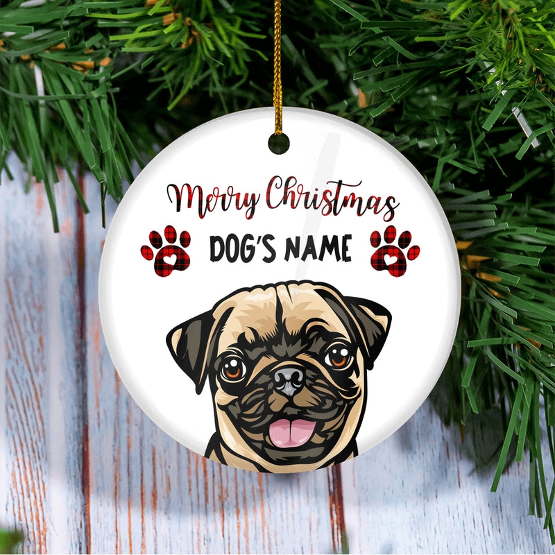 Personalized Dog Ornament For Christmas Dog Mom Dad Gifts Breed For Dog Owners Dog Memorial Customized Christmas Tree Ornament Circle Ornament Mockup 3 800x.jpg