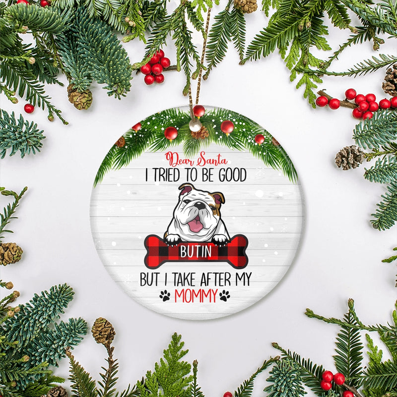 Personalized Dog Ornaments Dog Dad Mom Lover Customized Christmas Tree Ornament Circle Ornament Mockup 2 800x.jpg