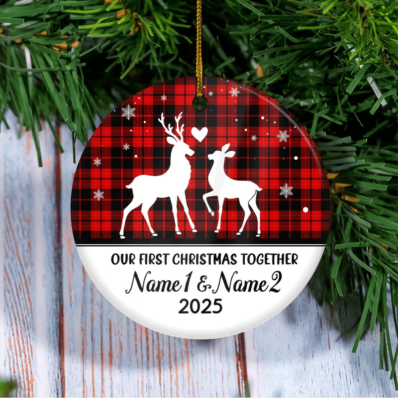 Personalized Reindeer Our First Christmas Together 2025 1st Christmas As Wife Husband Boyfriend Girlfriend New Couple Customized Christmas Tree Ornament Circle Ornament Mockup 3 800x.jpg