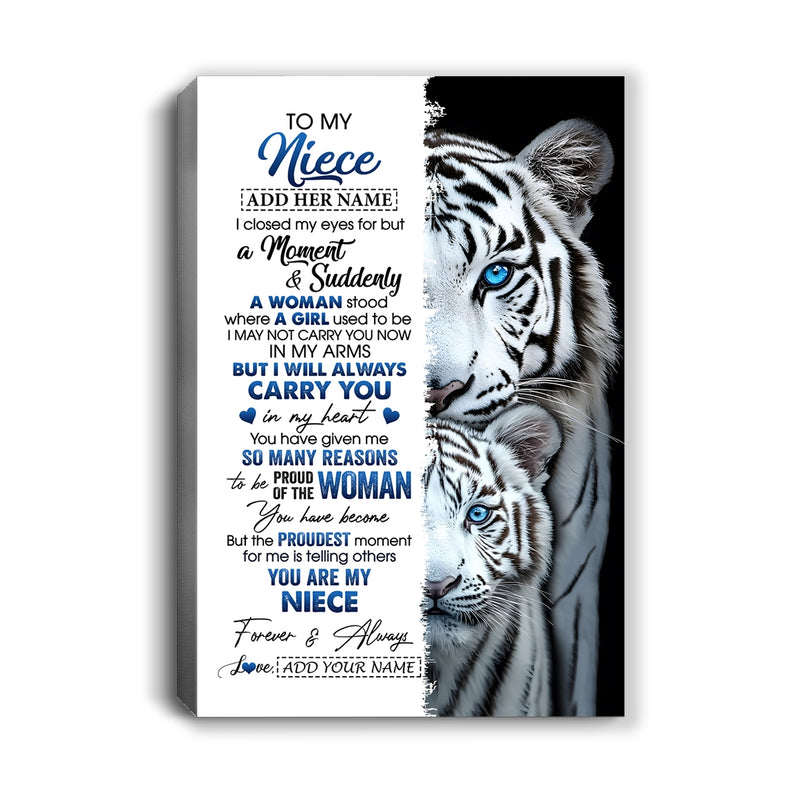 Personalized To My Niece Canvas From Aunt Uncle I Close My Eyes White Tiger Niece Birthday Gift Graduation Christmas Custom Wall Art Framed Canvas Canvas mockup 1 800x.jpg