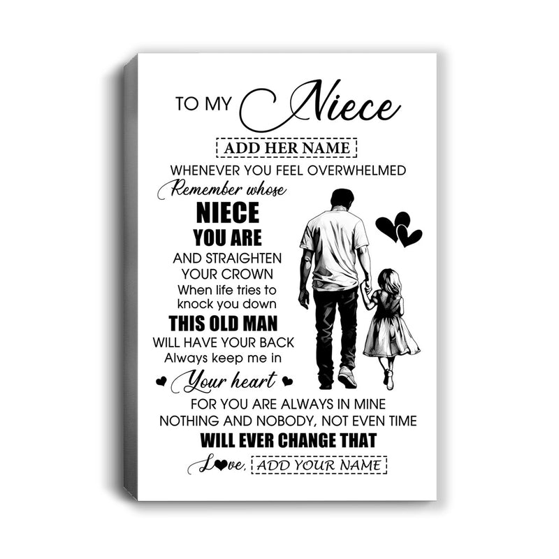 Personalized To My Niece Gifts Canvas From Uncle Whenever Man Unique Birthday Gifts For Niece Graduation Christmas Custom Wall Art Print Framed Canvas Canvas mockup 1 800x.jpg