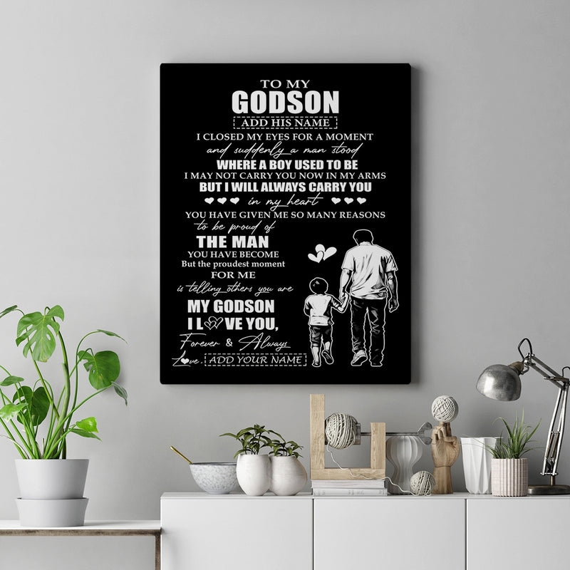Personalized To My Godson Gifts Canvas From Uncle I Closed My Eyes For A Moment Godson Birthday Graduation Christmas Custom Wall Art Print Framed Canvas Canvas mockup 2 800x.jpg