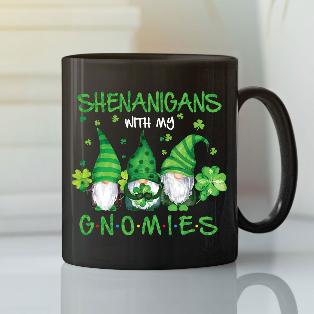 Shenanigans With My Gnomies St Patricks Day Gnome Shamrock Mug.jpg
