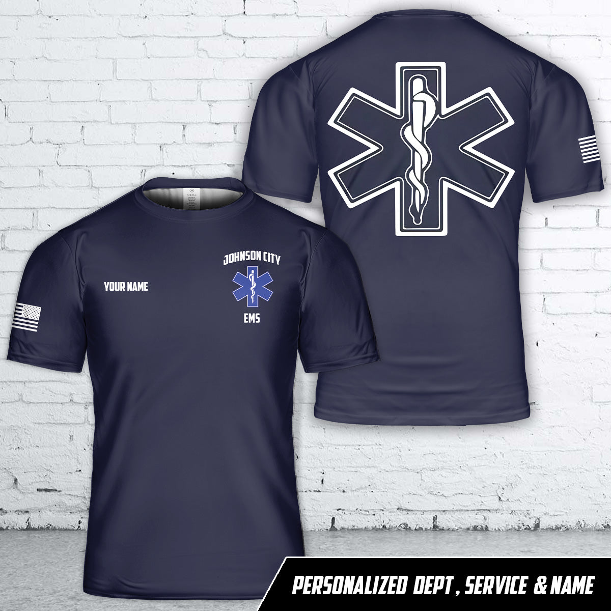 Custom EMS EMT Paramedic T Shirt 3D DLTT2804PL09 mk.jpg