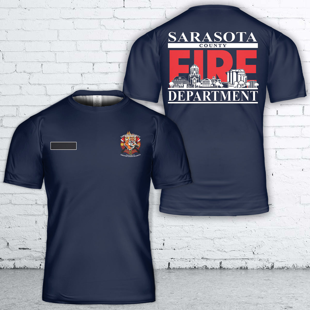 Custom Name Sarasota2C Sarasota County Fire Department Station 4 T Shirt 3D DLTT2804PL05 mk2.jpg
