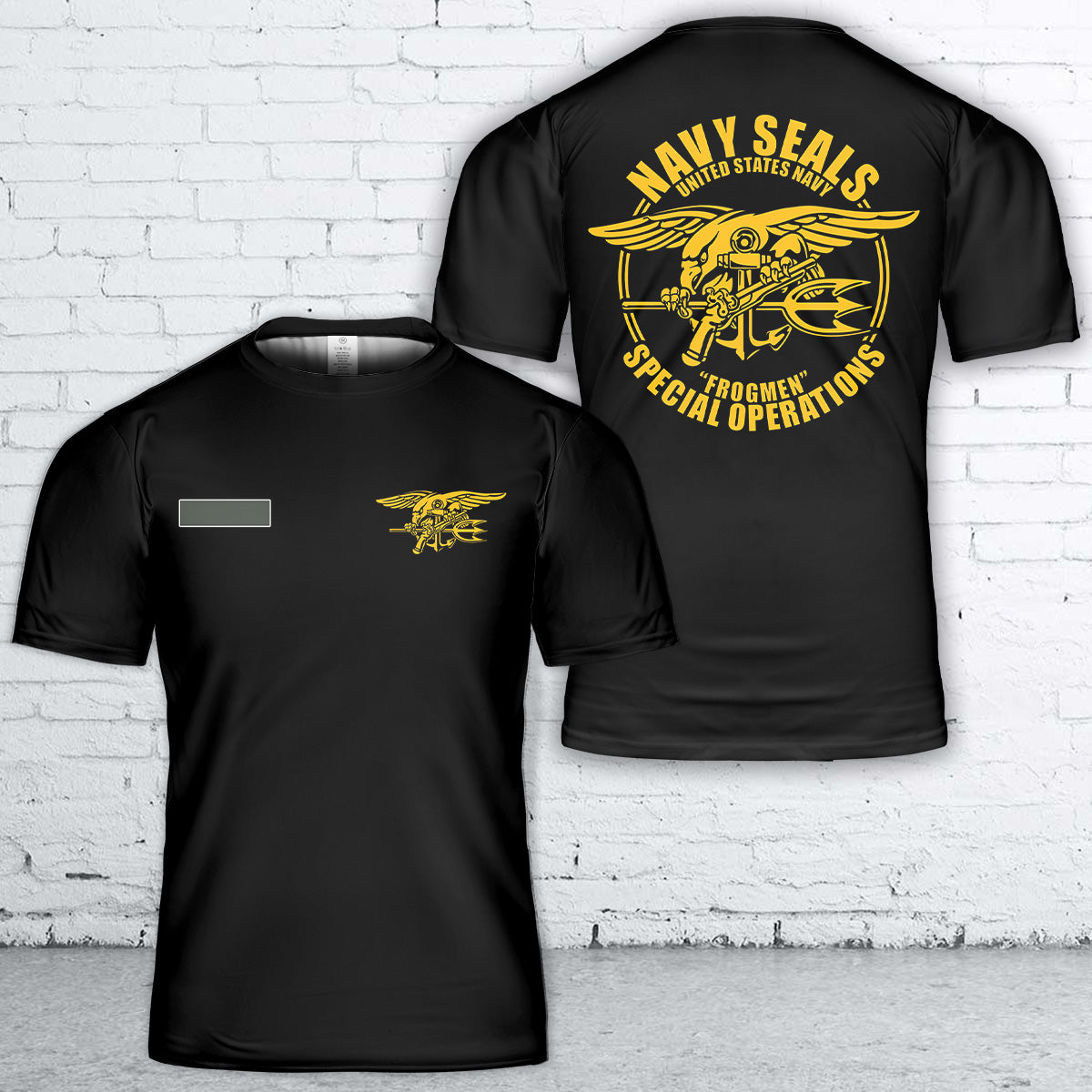 Custom Name US Navy Seals Two Stripes T Shirt 3D DLTT2204PL10 mk.jpg
