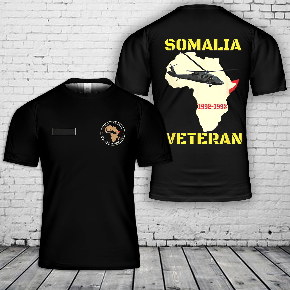 Mogadishu Somalia Veteran Operation Restore Hope T Shirt 3D DLSI1604PL05 mk 1.jpg