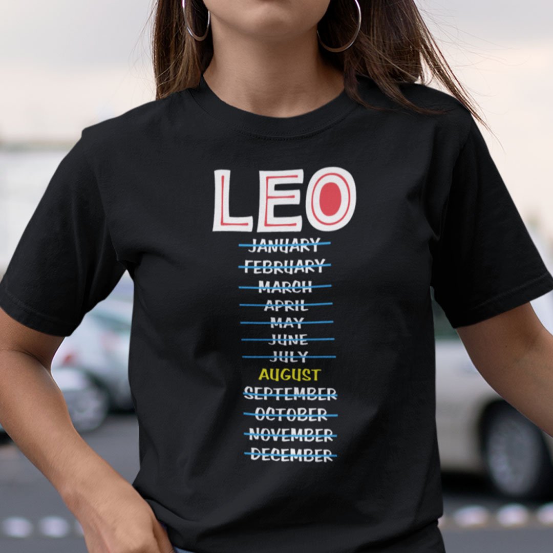 Leo August Shirt Zodiac Leo Tee.jpg