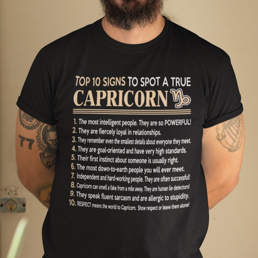 Capricorn Shirt Top 10 Signs To Spot A True Capricon.jpg