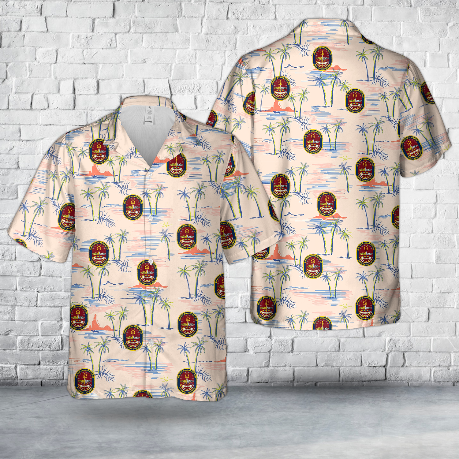 US Navy Surface Combat Systems Training Command Great Lakes Hawaiian Shirt DLHH0505PL02.png