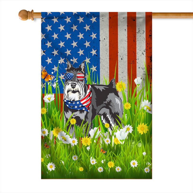 Schnauzer American USA Flag 4th of July Dog Lover On Independence Day House Flag mockup 1 800x.jpg