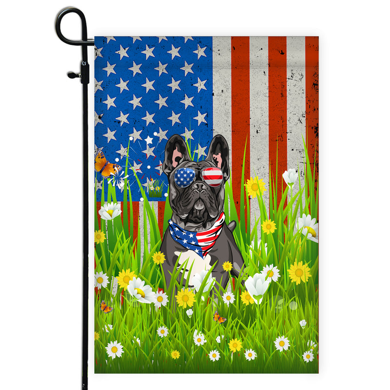 French Bull American USA Flag 4th of July Dog Lover On Independence Day Garden Flag mockup 1 800x.jpg