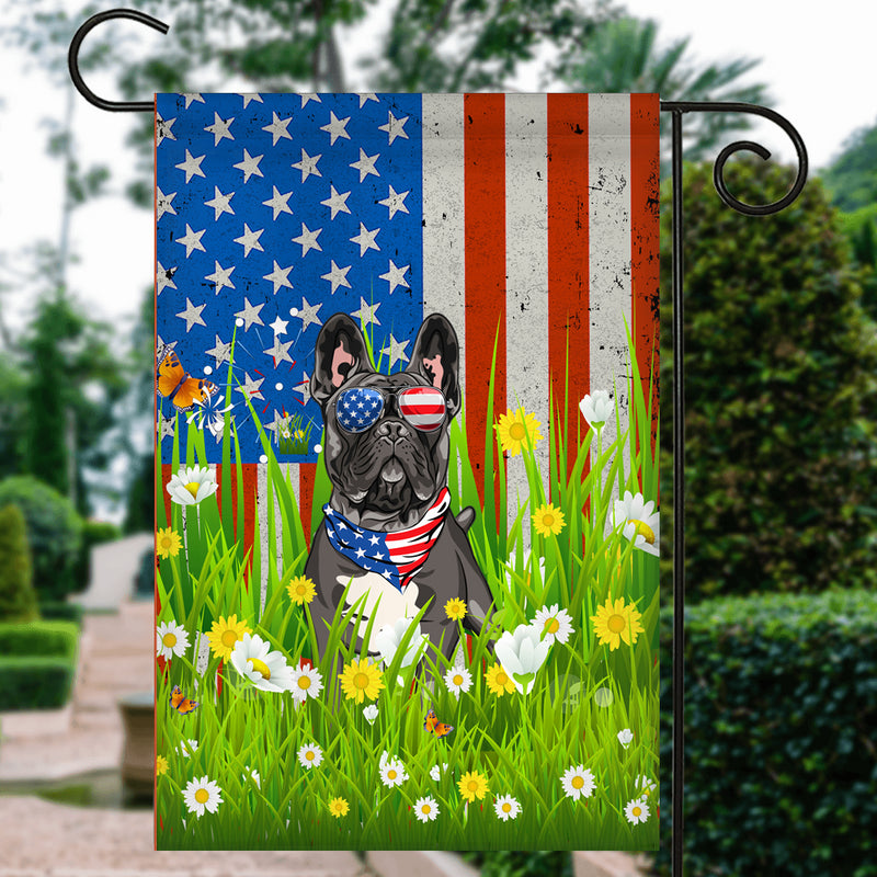 French Bull American USA Flag 4th of July Dog Lover On Independence Day Garden Flag mockup 3 800x.jpg