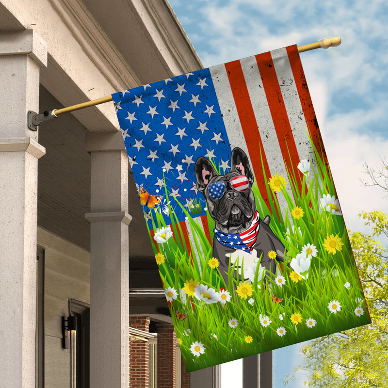 French Bull American USA Flag 4th of July Dog Lover On Independence Day House Flag mockup 2 800x.jpg