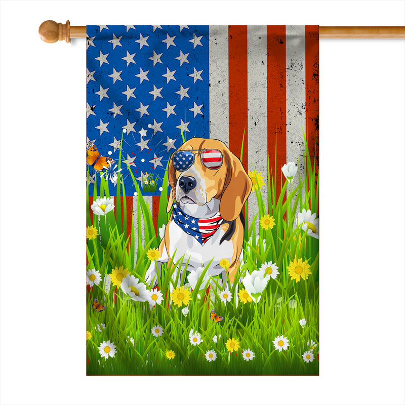 Beagle American USA Flag 4th of July Dog Lover On Independence Day House Flag mockup 1 800x.jpg