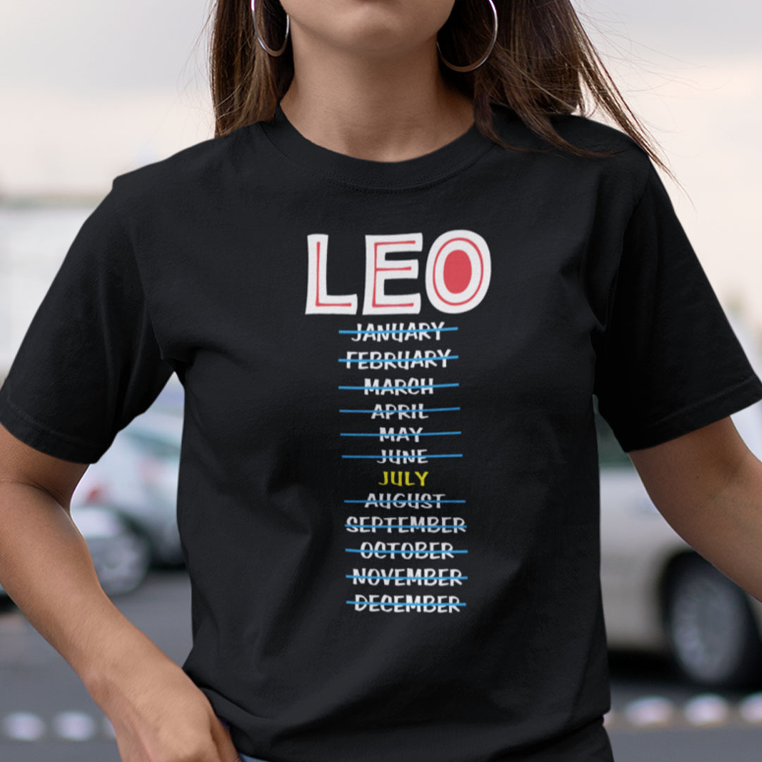 Leo July Shirt Zodiac Leo Tee.jpg