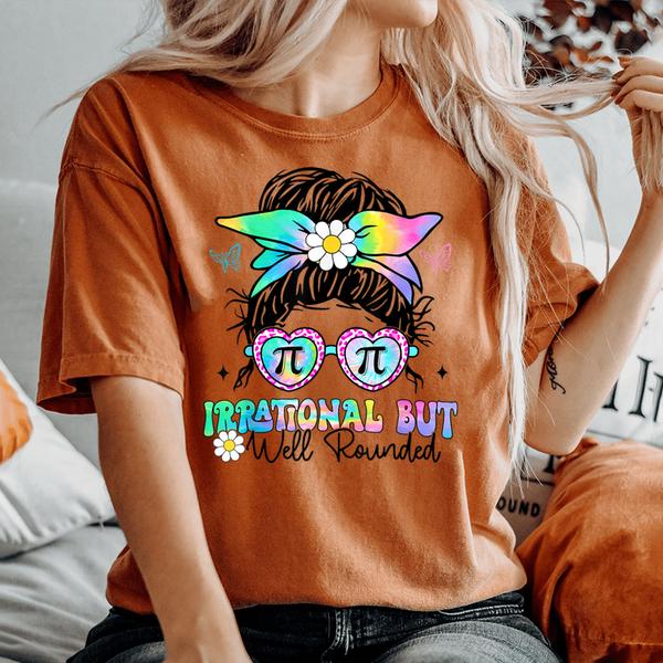 irrational rounded pi day math happy girls womens oversized comfort t shirt 20250314122617 3rtz0hcj s4.jpg