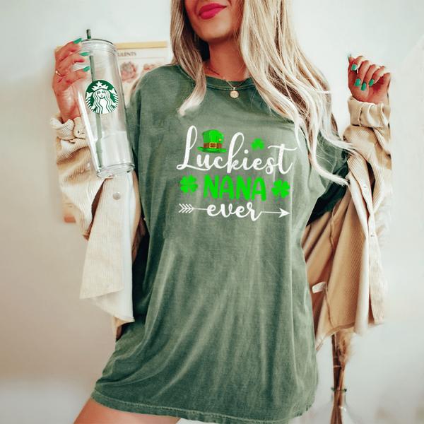 luckiest nana ever funny lucky st patricks day womens oversized comfort t shirt 20250314123801 4uxleg1z s4.jpg