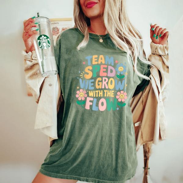 special education teacher team sped grow flow womens oversized comfort t shirt 20250321064849 ewlqxme1 s4.jpg