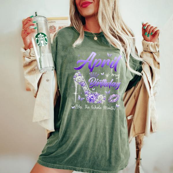 april birthday whole month girl queen party womens oversized comfort t shirt 20250327043858 xypavhhl s4.jpg
