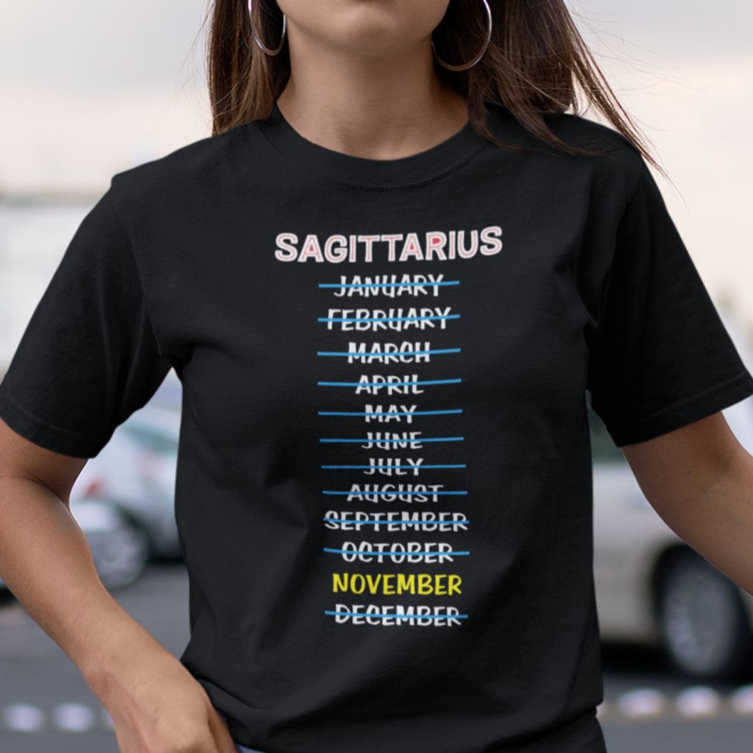 Sagittarius November Shirt Zodiac Sagittarius Tee.jpg