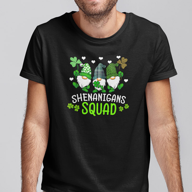 Shenanigans Squad St Patricks Day Gnomes Shirt.jpg