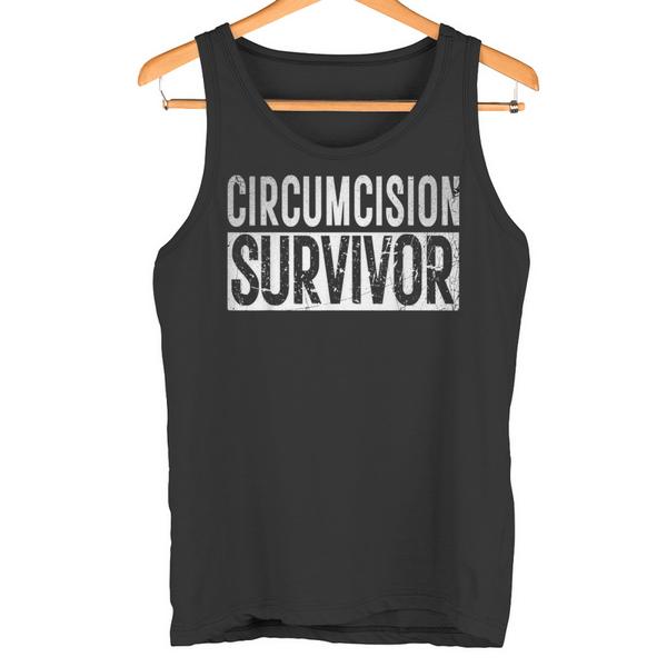 offensive shirt humorous saying adult humor circumcision survivor embarrassing gag fgm ironic adults cotton polyester blend small tank top 20250320125231 labuyuhp s4.jpg