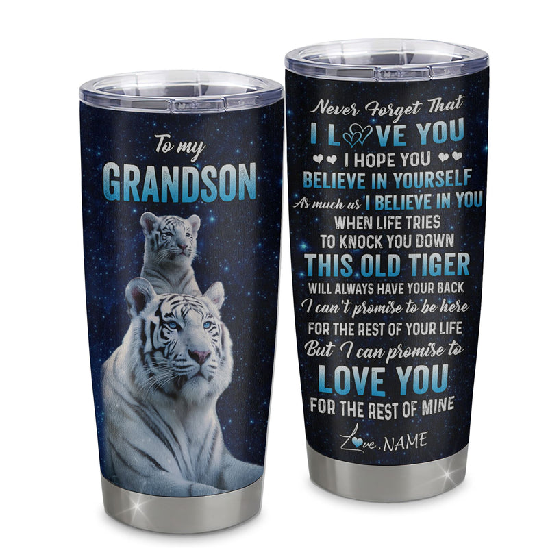 Personalized To My Grandson Tumbler Gift From Grandma Papa Stainless Steel Cup This Old Tiger Love You Grandson Birthday Graduation Christmas Travel Mug Tumbler mockup 1 800x.jpg
