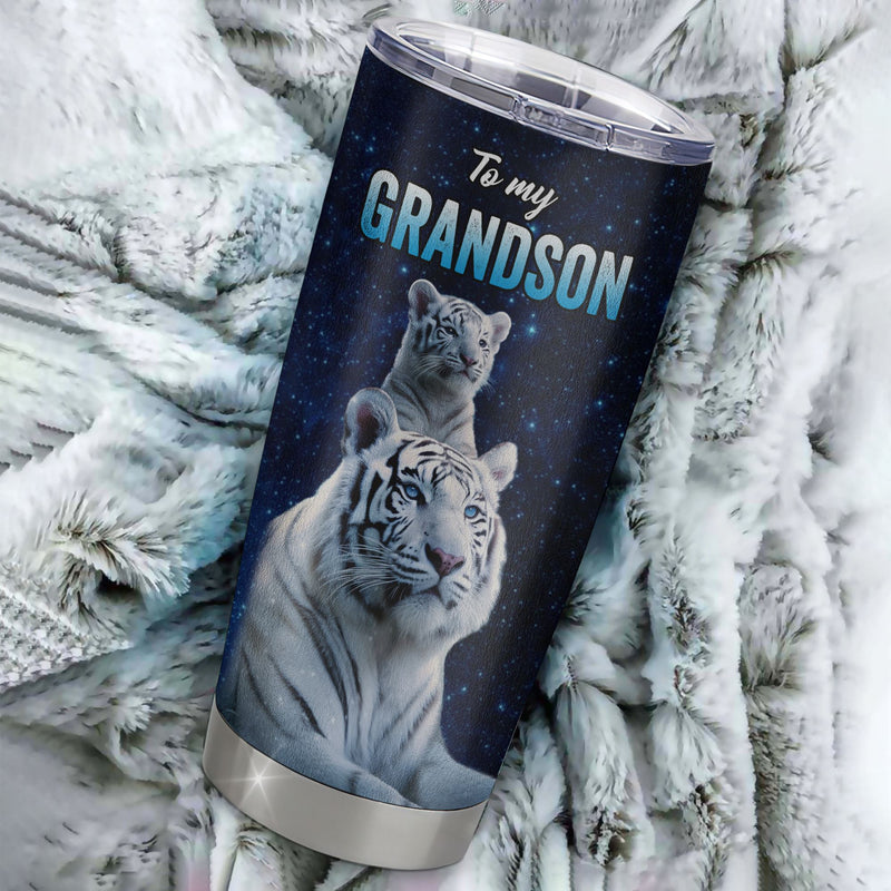 Personalized To My Grandson Tumbler Gift From Grandma Papa Stainless Steel Cup This Old Tiger Love You Grandson Birthday Graduation Christmas Travel Mug Tumbler mockup 2 800x.jpg